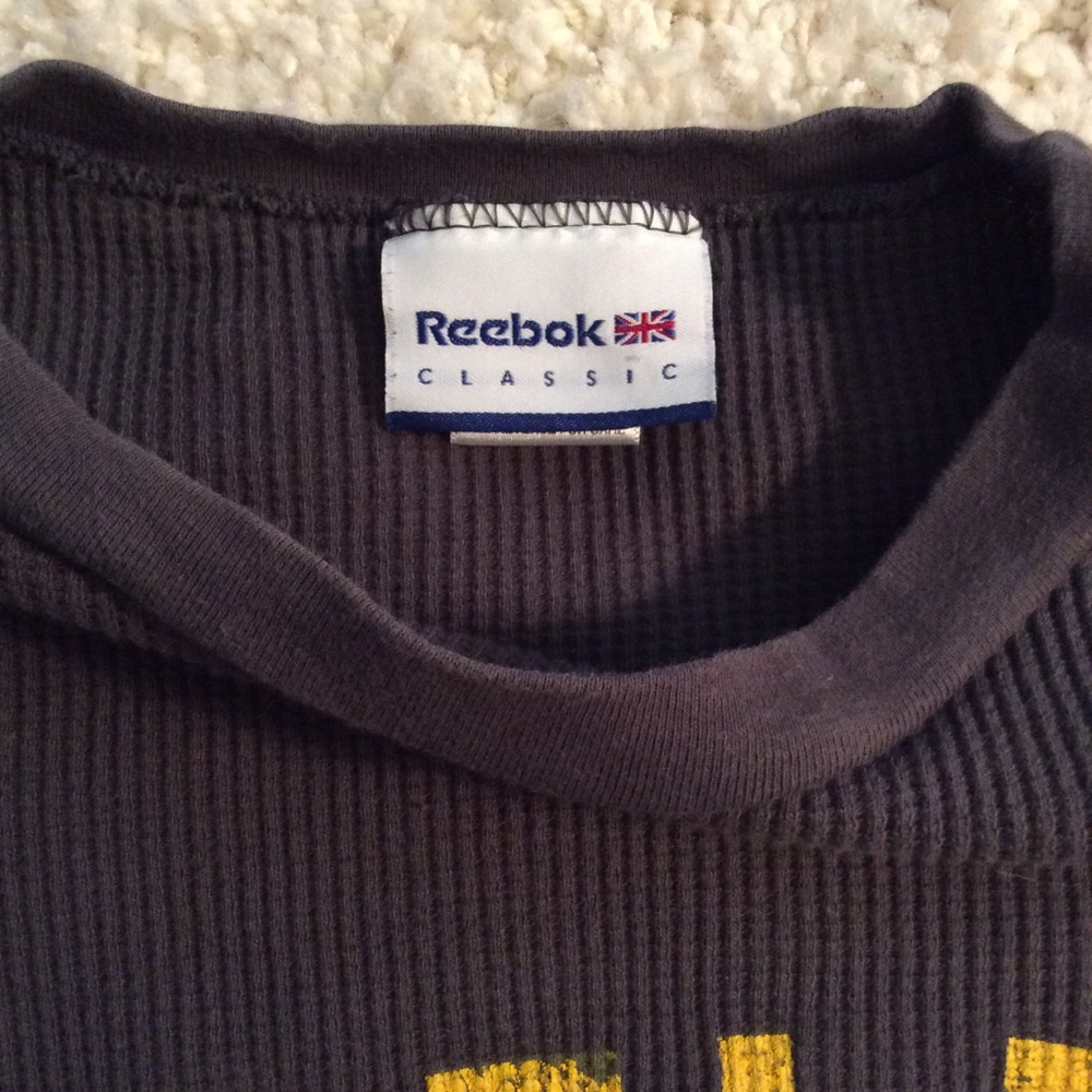 Mens PGH Steelers thermal distress logo shirt sz L - Picture 6 of 8